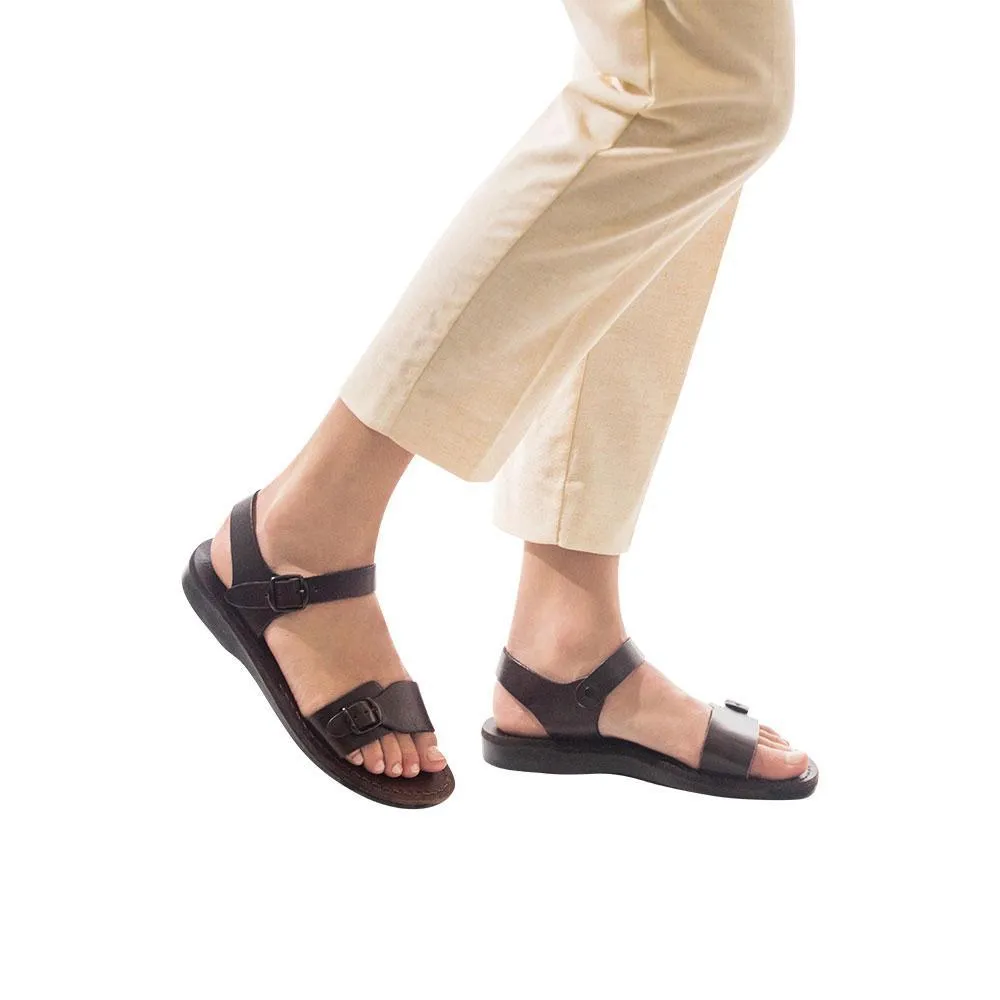 The Original - Leather Adjustable Strap Sandal | Brown