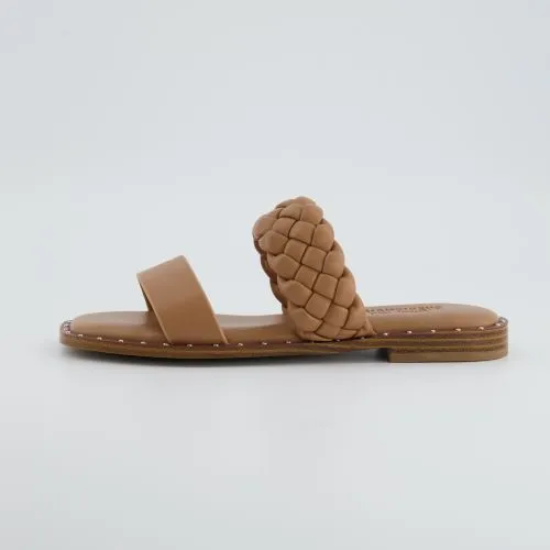 Varro Braided Two Band Sandal