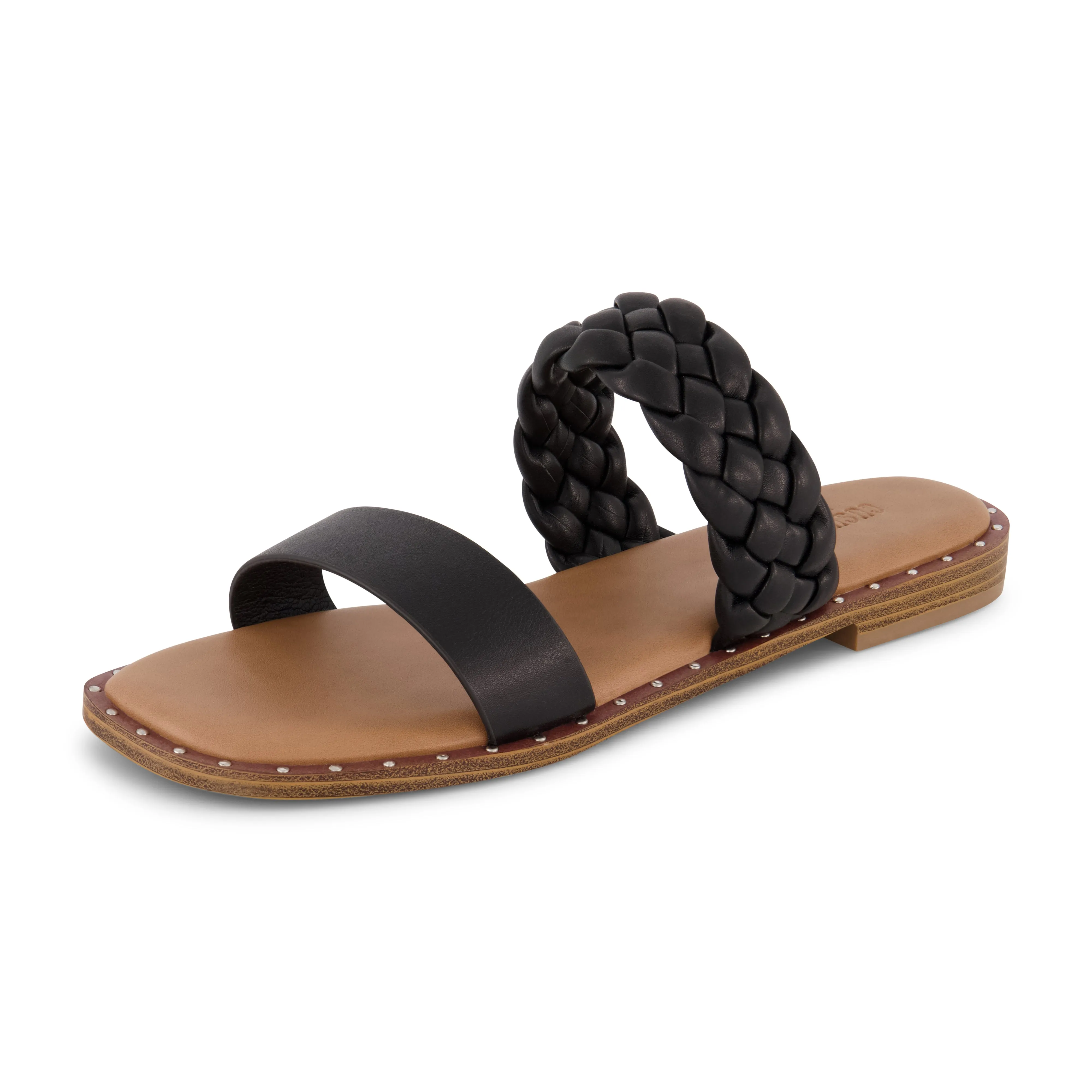 Varro Braided Two Band Sandal