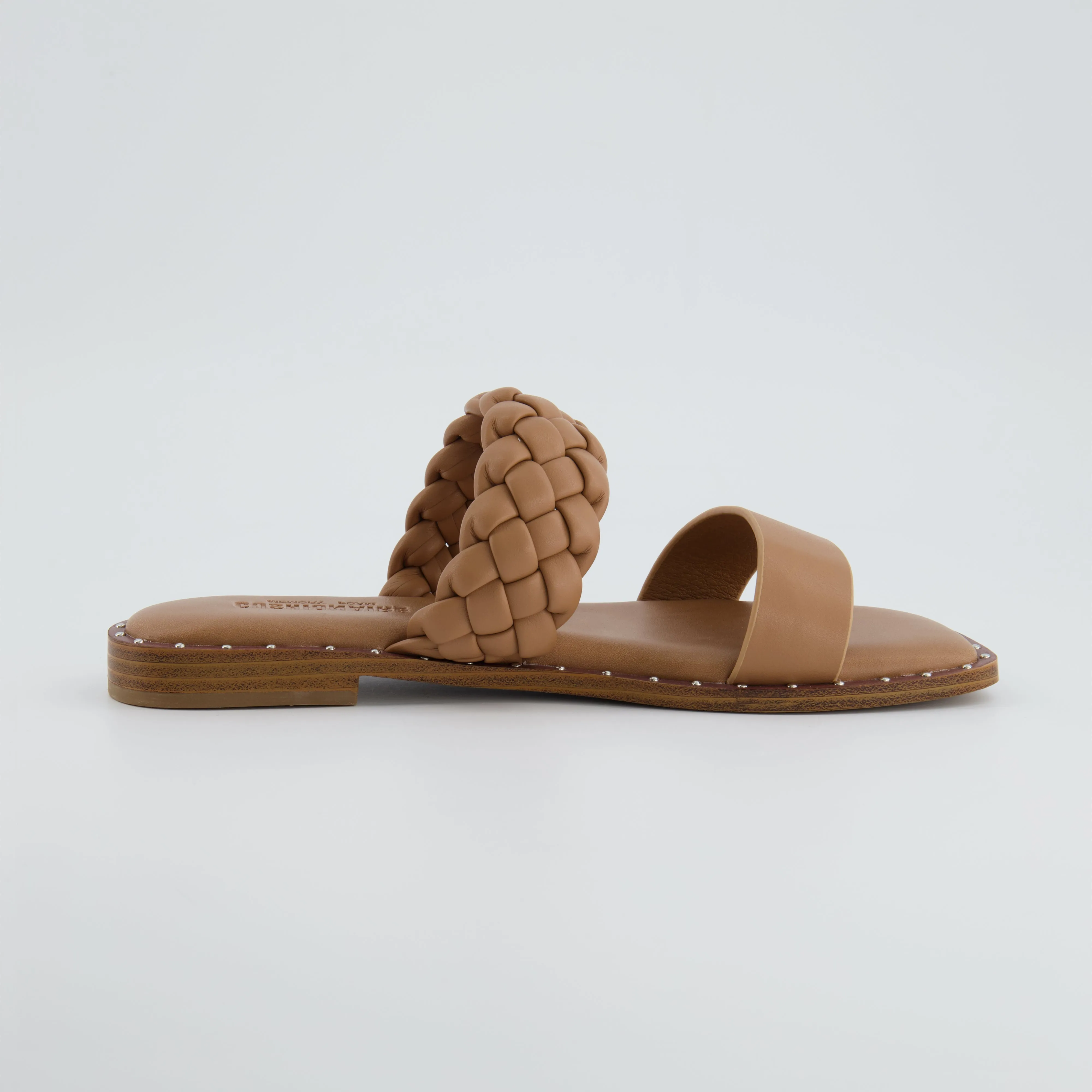 Varro Braided Two Band Sandal