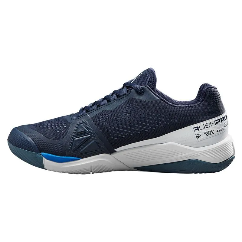 Wilson Men's Rush Pro 4.0 Tennis Shoes Navy White