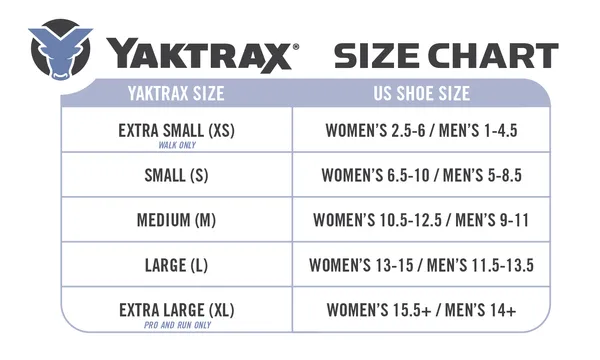 Yaktrax Walk Pro